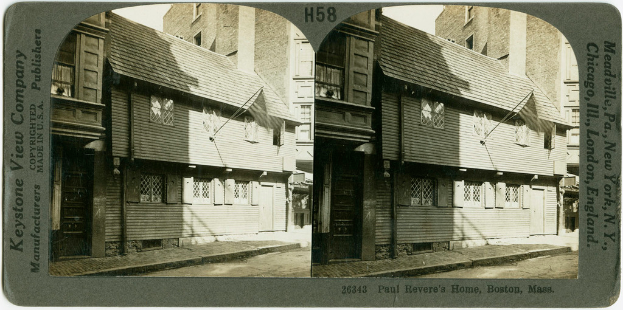 Ein Gebäude-Kollage mit Text-Überlagerung.