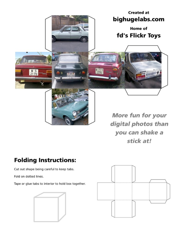 Eine Straße mit Fahrzeugen und auf einer Präsentation angezeigten Text.