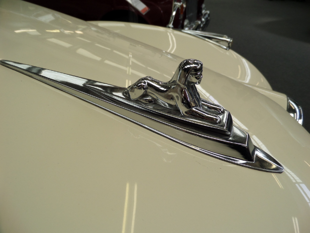 Autologos auf der Motorhaube von verschiedenen Autos.